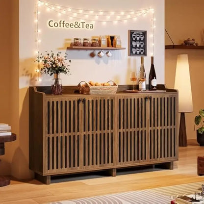 Farmhouse Sideboard Coffee Bar for Dining Room