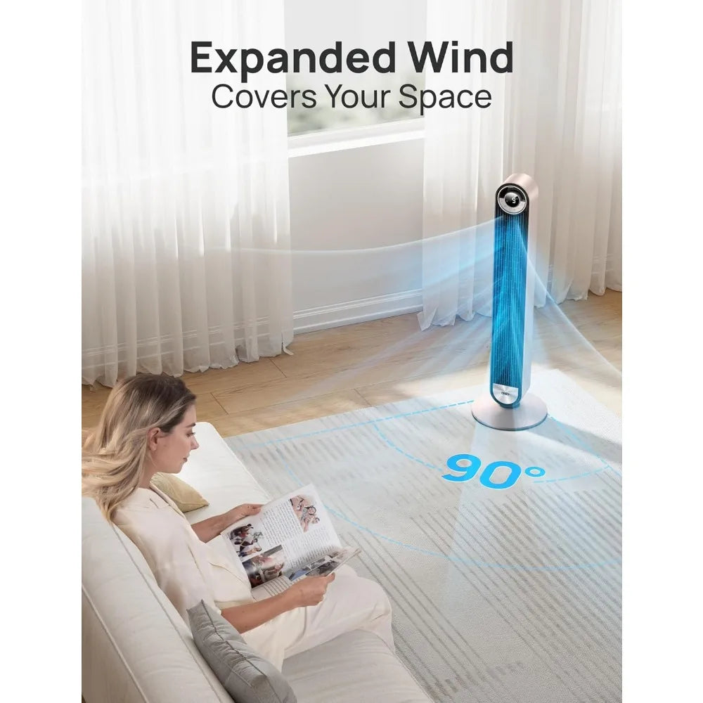 Voice Control Smart Tower Floor Fan