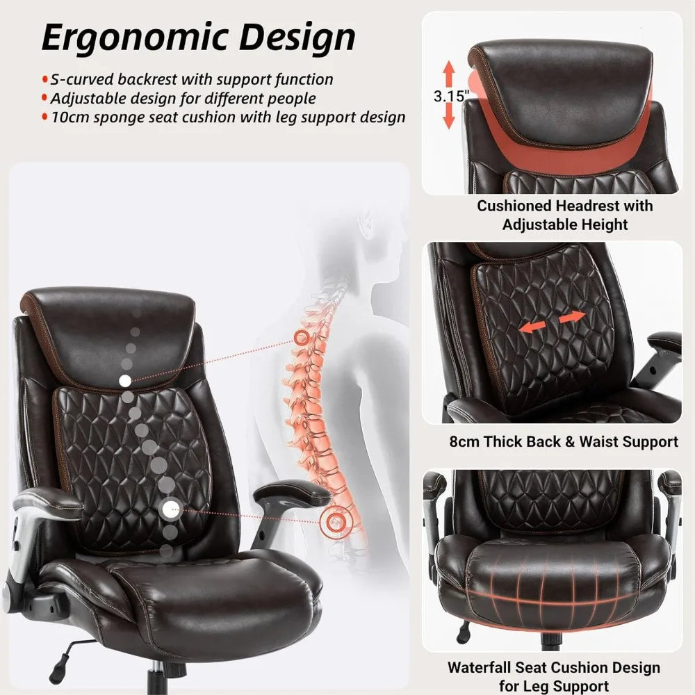 Leather Home Desk Chair