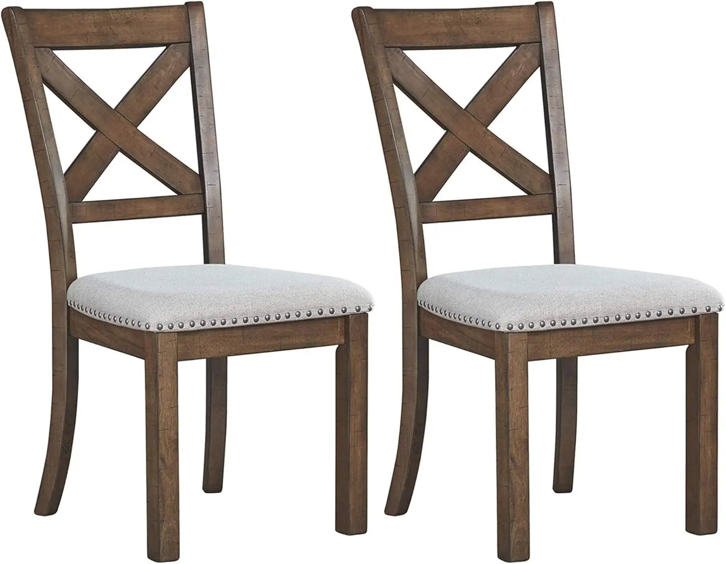 2 Modern Farmhouse 19" Upholstered Dining Chair