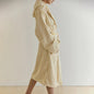 Luxurious Retro Checkerboard Cotton Bathrobe