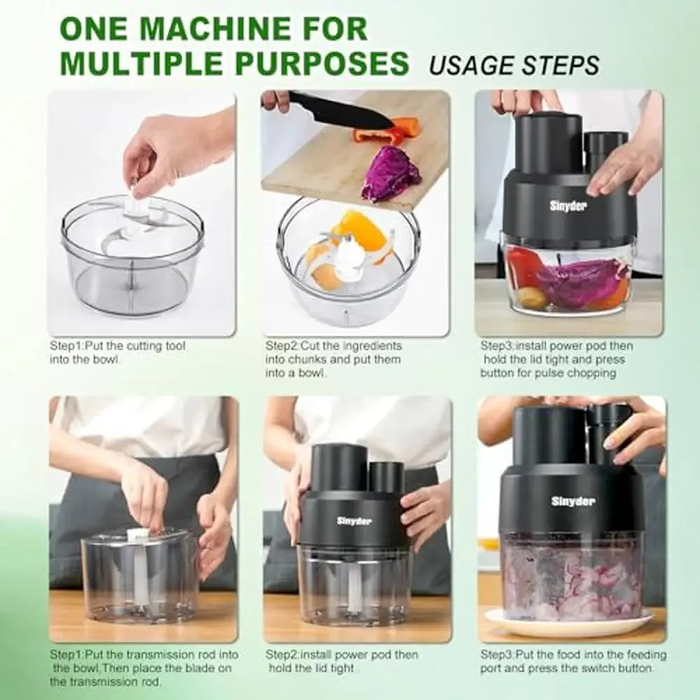 Electric Food Processor Multi-Function