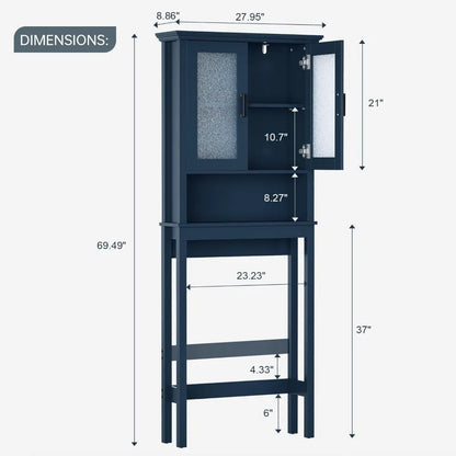 Bathroom Cabinet With Glass Doors